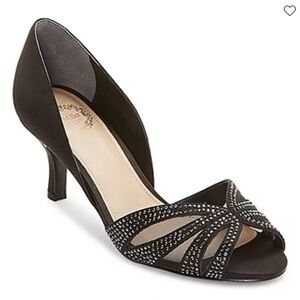 I. Miller Womens Carey Peep Toe Stiletto Heel Pumps